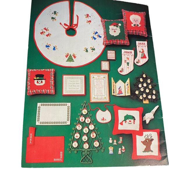 Christmas Heirlooms cross stitch charts collection 1979 Chrismons Noel vintage - Picture 2 of 7